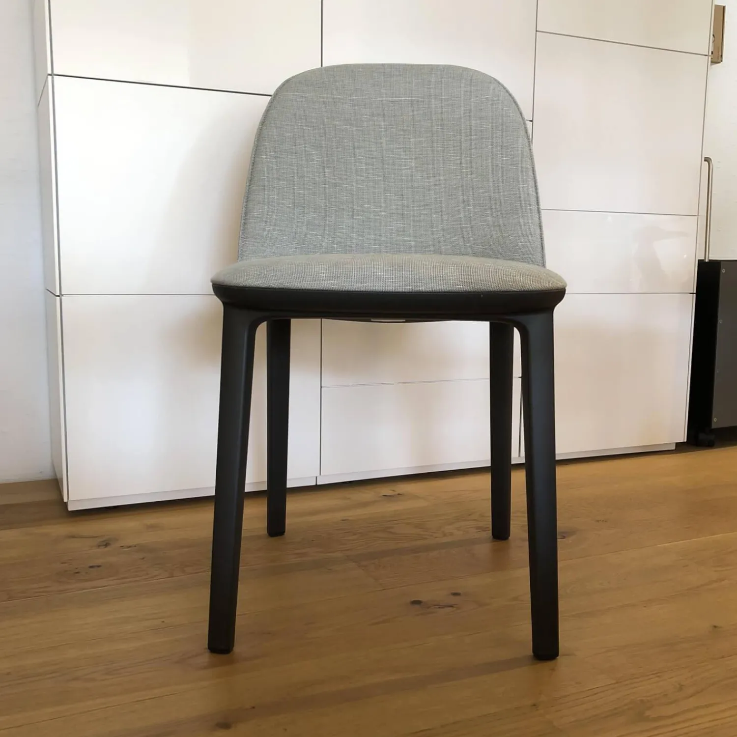 Vitra Einzelstühle|Stuhl Softshell Side Chair Stoff Reed Stahlblau
