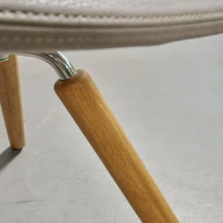 Tonon Einzelstühle|Stuhl Step Bezug Eco Kunstleder Schlamm Gestell Eiche