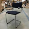 Thonet Einzelstühle|Stuhl Stoff Xtreme Plsaus YS016 Arawak Gestell Stahlrohr Verchromt