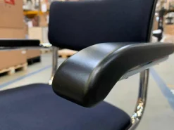 Thonet Einzelstühle|Stuhl Stoff Xtreme Plsaus YS016 Arawak Gestell Stahlrohr Verchromt