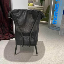 Accente Einzelstühle|Stuhlsessel Dinner 2 Loom Geflecht Marone Matt Fußkappen Edelstahl