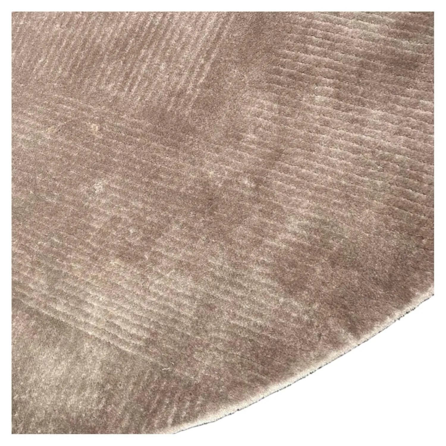 B&B Italia Teppiche|Teppich Caldes 300x300 Stoff Farbe Haselnuss