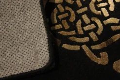 Rugs & Riches Teppiche|Teppich Century 170x240 Neuseelandwolle Schwarz Beige