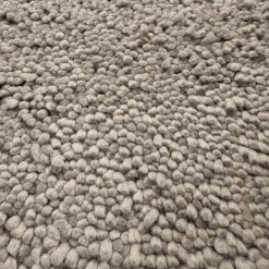 Kvadrat Teppiche|Teppich Dew Schurwolle Handgetuftet Ecru Grau
