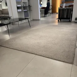 Kvadrat Teppiche|Teppich Dew Schurwolle Handgetuftet Ecru Grau