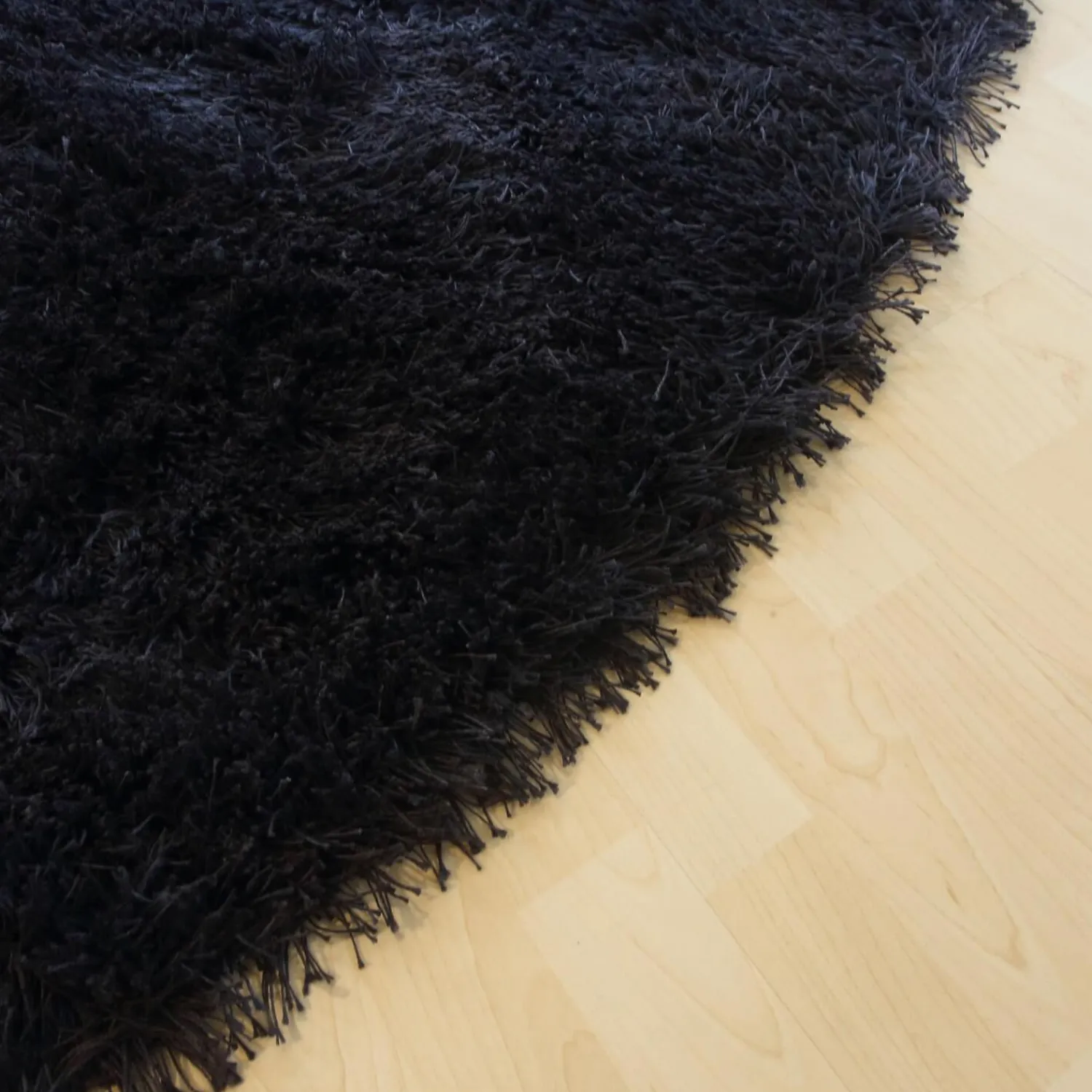 Kasthall Teppiche|Teppich Fogg Rund Black Schwarz