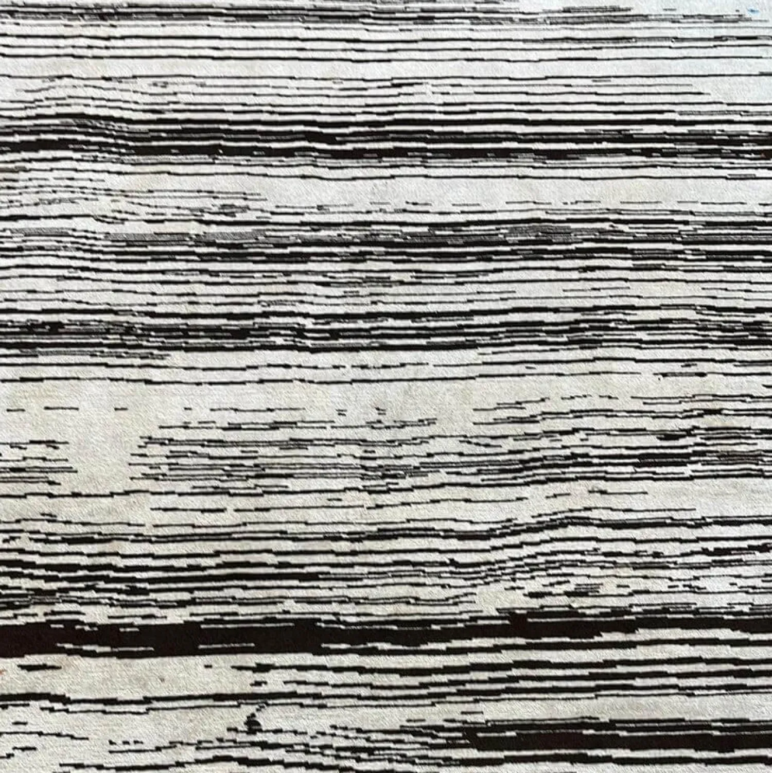 Walter Knoll Teppiche|Teppich Kuruka Stoff Weiß Schwarz Braun 170x350