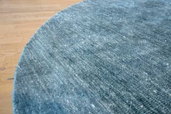 Miinu Teppiche|Teppich LiveGrid Bambus Seide Atlantic Deep Blau