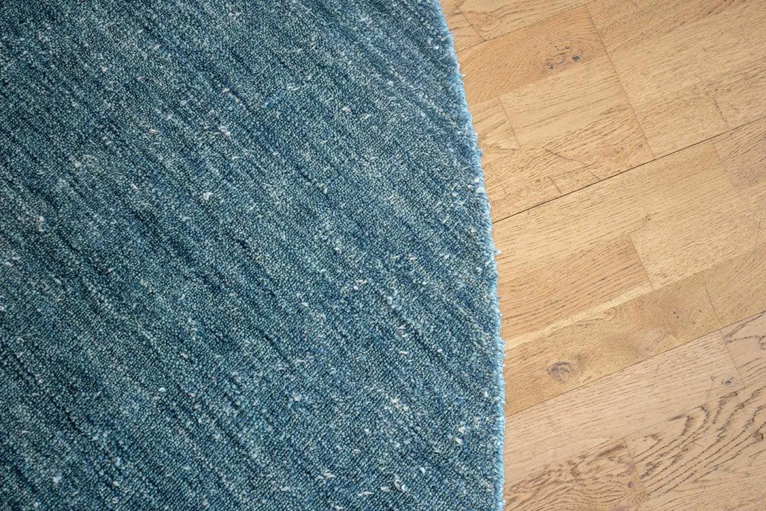 Miinu Teppiche|Teppich LiveGrid Bambus Seide Atlantic Deep Blau