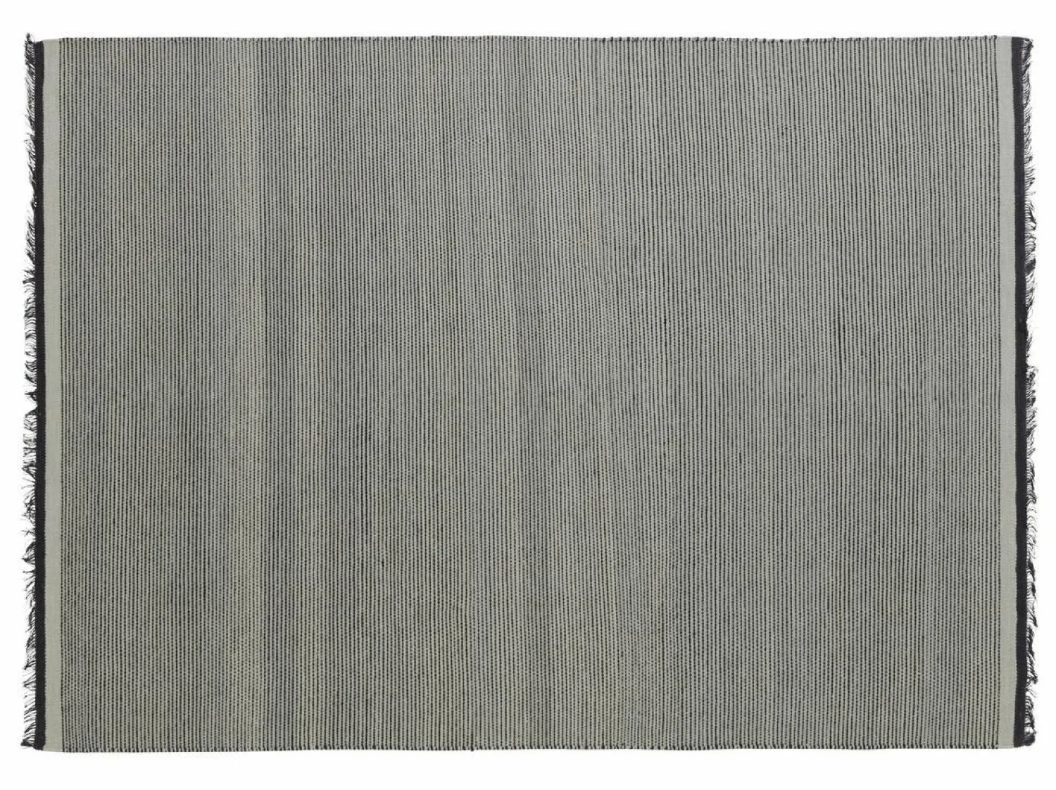 Fabula Living Teppiche|Teppich Njord Light Grey Black Hellgrau Schwarz Aus Neuseeländischer Wolle