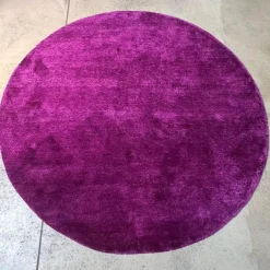 Kymo Teppiche|Teppich The Finest Mohair Wolle Dark Purple Violett 200x200