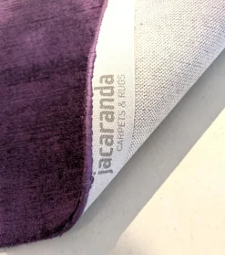 Eigene Herstellung Teppiche|Teppich Vime OP 02 Violett Handtuft Patium