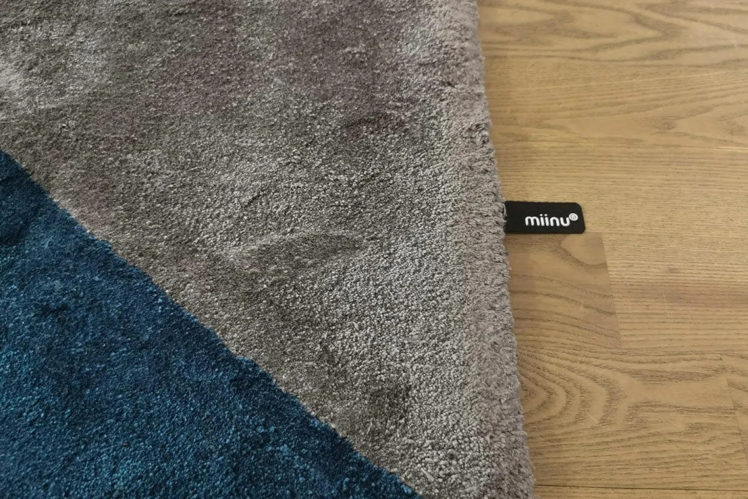 Miinu Teppiche|Teppich 300x200 BuildX Triangle Beige Petrol Tencel Lyocell