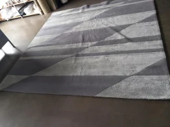 Minotti Teppiche|Teppich 300x300 Fluxus Grigio Grau