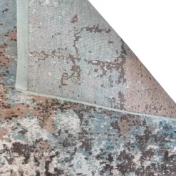 Dadicos Teppiche|Teppich 248x168 Indien Textil Blau Beige