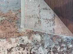 Dadicos Teppiche|Teppich 248x168 Indien Textil Blau Beige