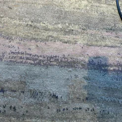 Walter Knoll Teppiche|Teppich 200x300 Legends Of Carpets Yungiyungi Wolle Seide Brennnessel Rosa Grün Grau