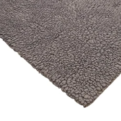 Kvadrat Teppiche|Teppich 190x190 March Schurwolle Eisblau