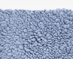 Kvadrat Teppiche|Teppich 190x190 March Schurwolle Eisblau