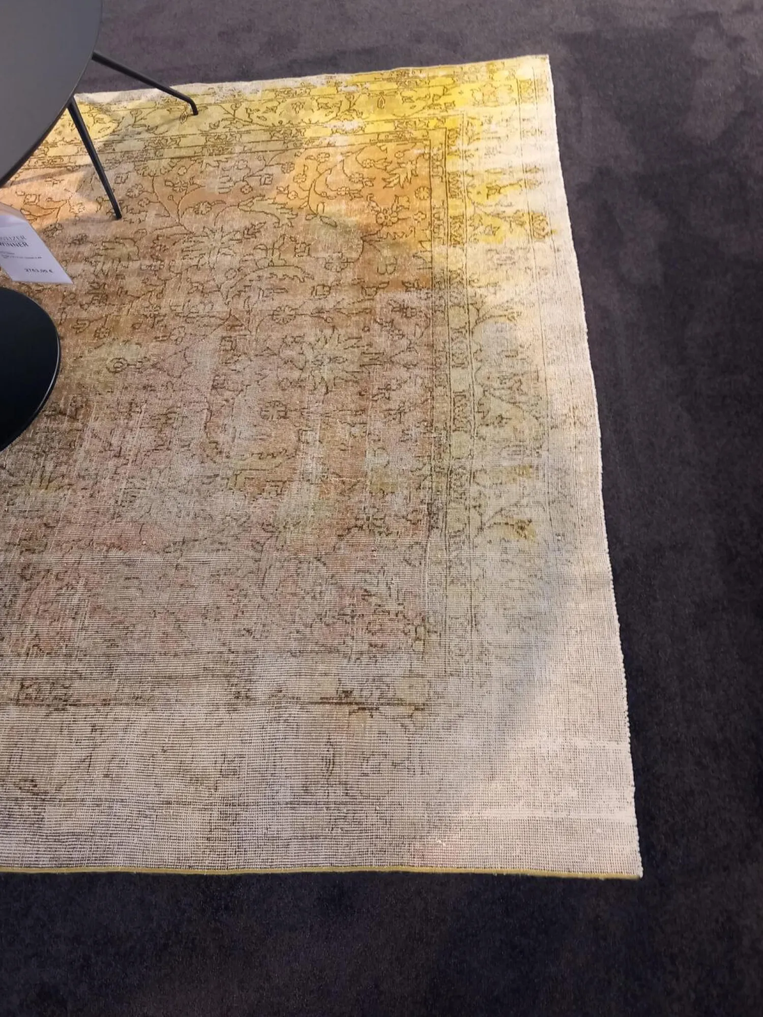 Remade Teppiche|Teppich 314x213 Textil Decolorized Gelb Beige