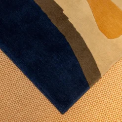 Domaniecki Teppiche|Teppich 250x202 Thani 80 Alaska Velour Ohne Fransen 21 G1999 11869DCI Blau Handgeknüpft In 80 Knoten