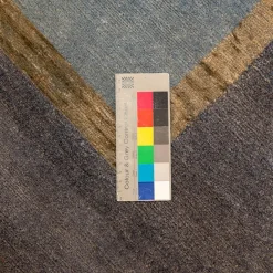 Domaniecki Teppiche|Teppich 232x198 Tibarto Frame Mit Seide Ohne Fransen G AD49 50 51 B49 50 51 Hellgrau Und Dunkelgrau Handgeknüpft