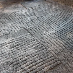 Molteni & C Teppiche|Teppich 400x400 Vibrazioni Rund Viskose Hand Getuftet Farbe Gem Blau