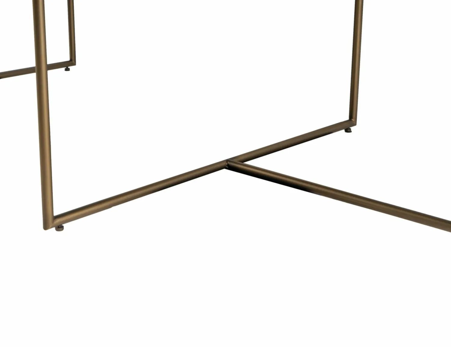 Lema Esstische|Tisch Alamo AC921 Platte Marmor Rekonstruiert Blau Lapislazuli Gestell Metall Bronzefarbig Patinier