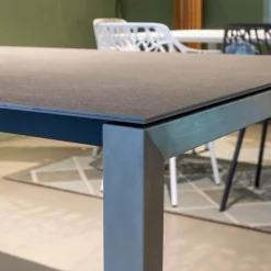 Zumsteg Esstische|Tisch Basso Gestell Edelstahl Platte Keramik Basalt