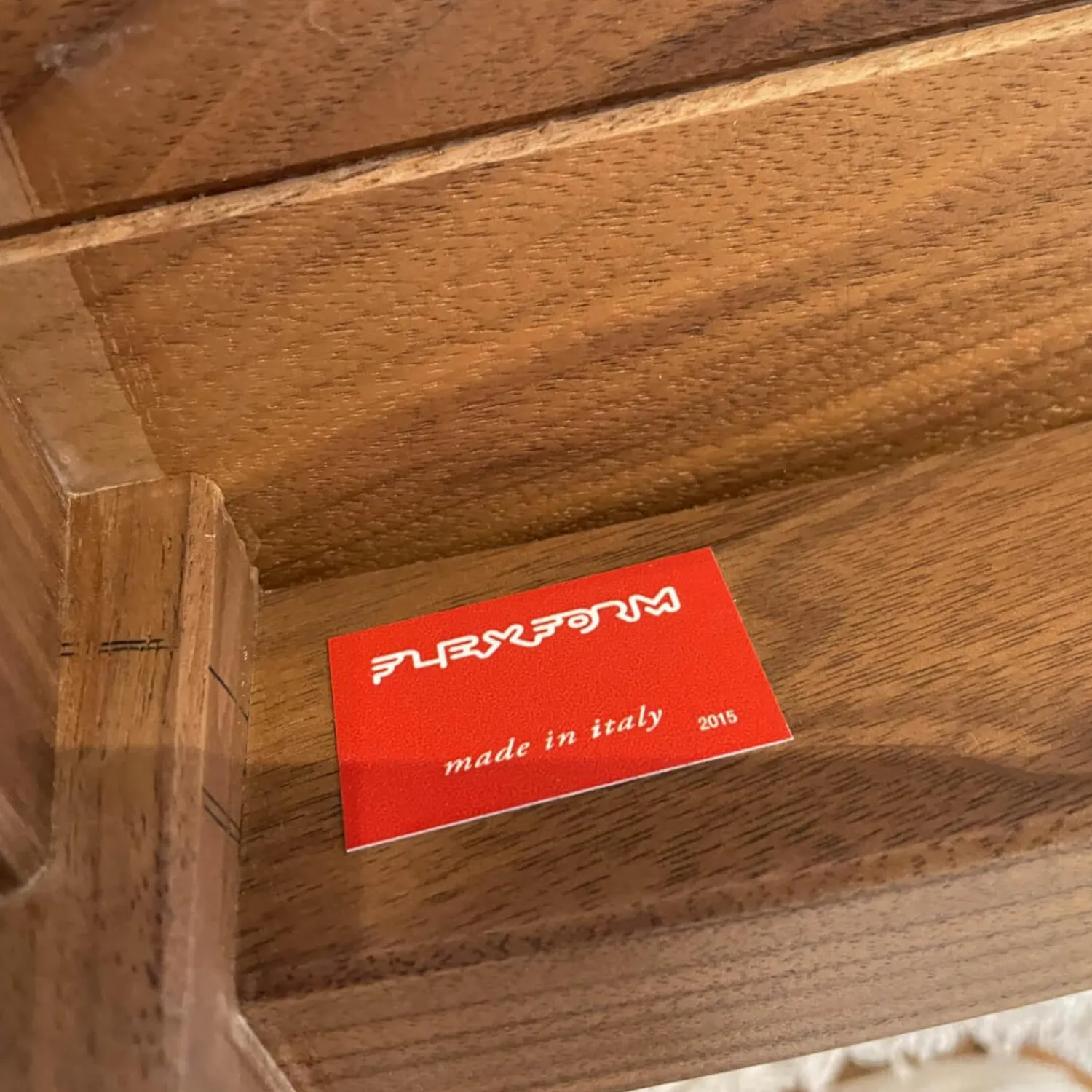 Flexform Beistelltische|Tisch Beistelltisch Kuka Tischplatte Canaletto Holz