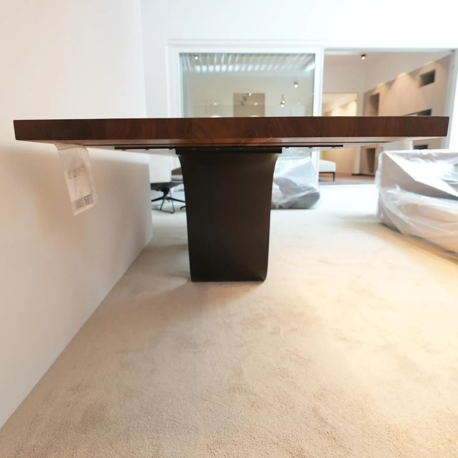 Riva1920 Esstische|Tisch Bree E Onda 3 Platte Nußbaum Ohne Knoten Geölt Gestell Irondust Lackiert