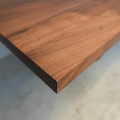 Riva1920 Esstische|Tisch Bree E Onda 3 Platte Nußbaum Ohne Knoten Geölt Gestell Irondust Lackiert