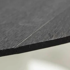 Möbelwerkstätten Buschsieweke Beistelltische|Tisch Eiche Natur Metallsäule Weiß Zierschrammen