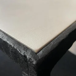 Atelier Leo Esstische|Tisch Giaco Platte Weiß Gestell Schwarz