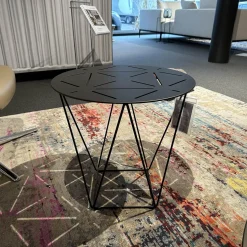 Walter Knoll Beistelltische|Tisch Joco 130 T1 Matt Pulverbeschichtet Bronze Mit Kunststoffgleitern