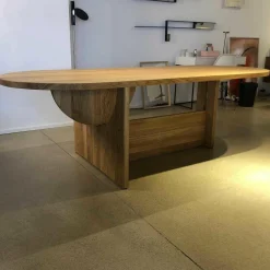 Tecta Esstische|Tisch Lot Eiche Massiv Braun Feststehend