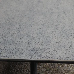 Magis Gartentische|Tisch Officina Italienischer Schiefer Geflammt Gestell Schmiedeisen Lackiert Sowie Rostschutzbehandelt