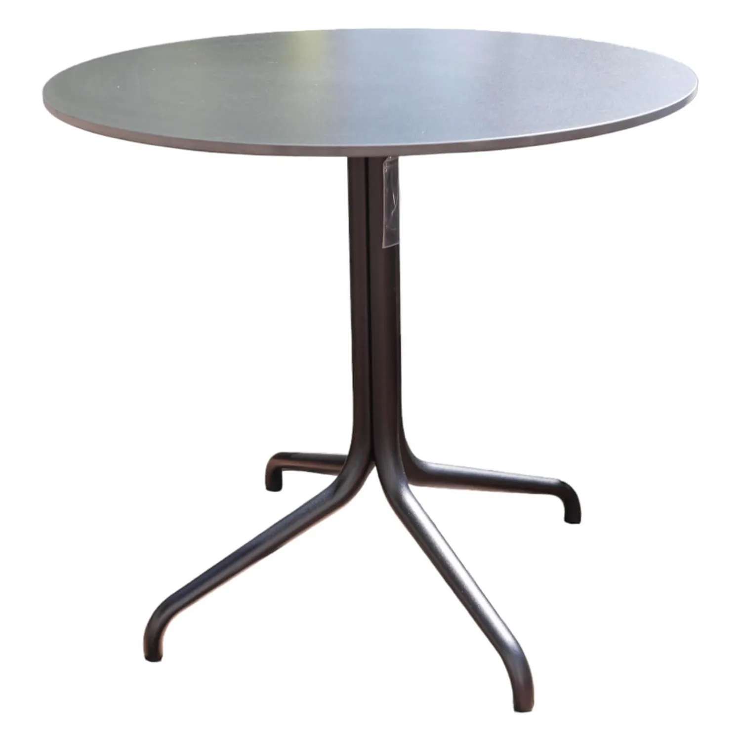 Vitra Gartentische|Tisch Outdoor Belleville Vollkernmaterial Schwarz Gestell Tiefschwarz Vollverzinkt