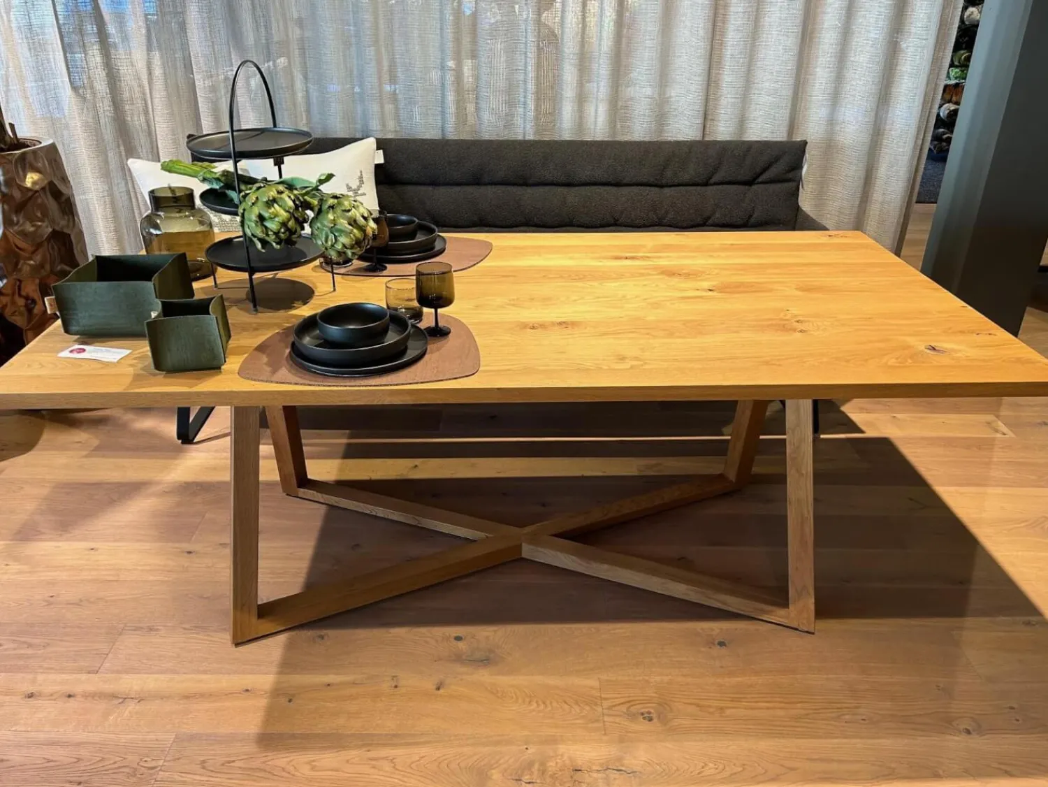 Bielefelder Werkstätten Esstische|Tisch Polo Platte Pure Natural Eiche Massiv Natur Geölt Ohne Stühle Ohne Bank