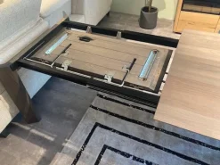 Natura Esstische|Tisch Saratoga Buche Massiv Silbergrau Geölt Mit Auszug