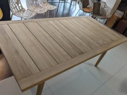 DEDON Gartentische|Tisch Tibbo Outdoor Massivholz Teak 205 Geölt