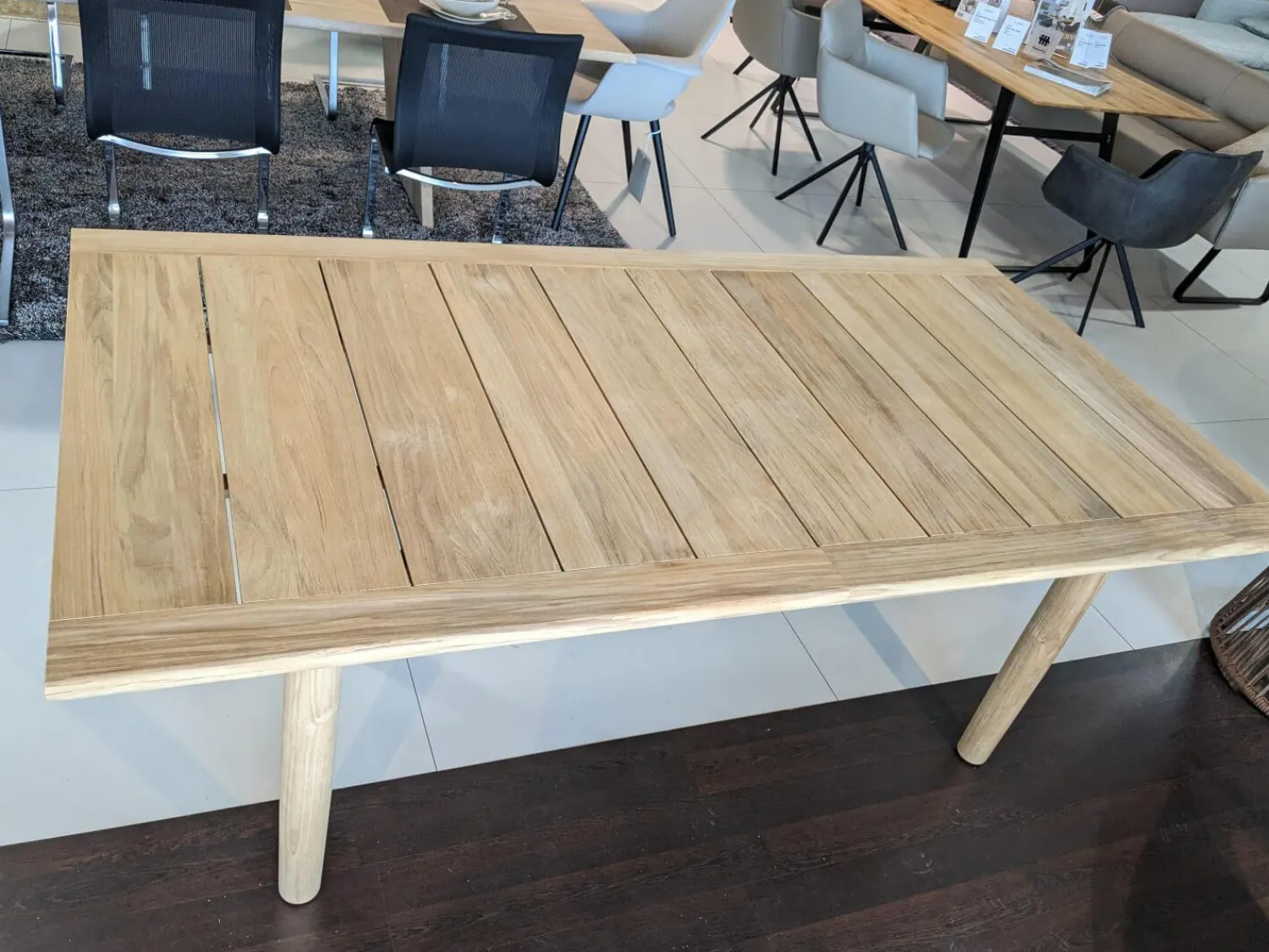 DEDON Gartentische|Tisch Tibbo Outdoor Massivholz Teak 205 Geölt