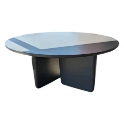 B&B Italia Esstische|Tisch Tobi-Ishi MDF Stahlgrau Lack Satiniert