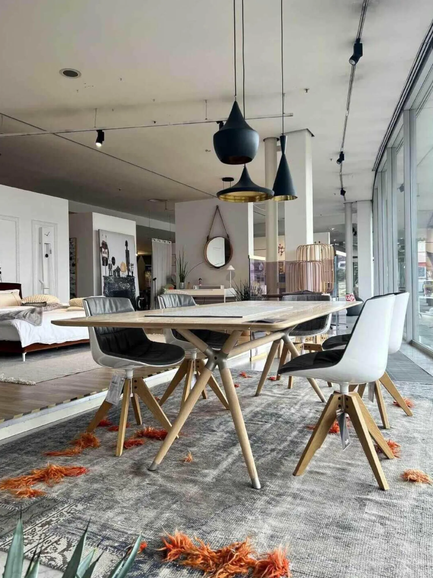 Zoom by Mobimex Esstische|Tisch X2 Esche Ohne Braunkern Brettverleimt Natur Geseift