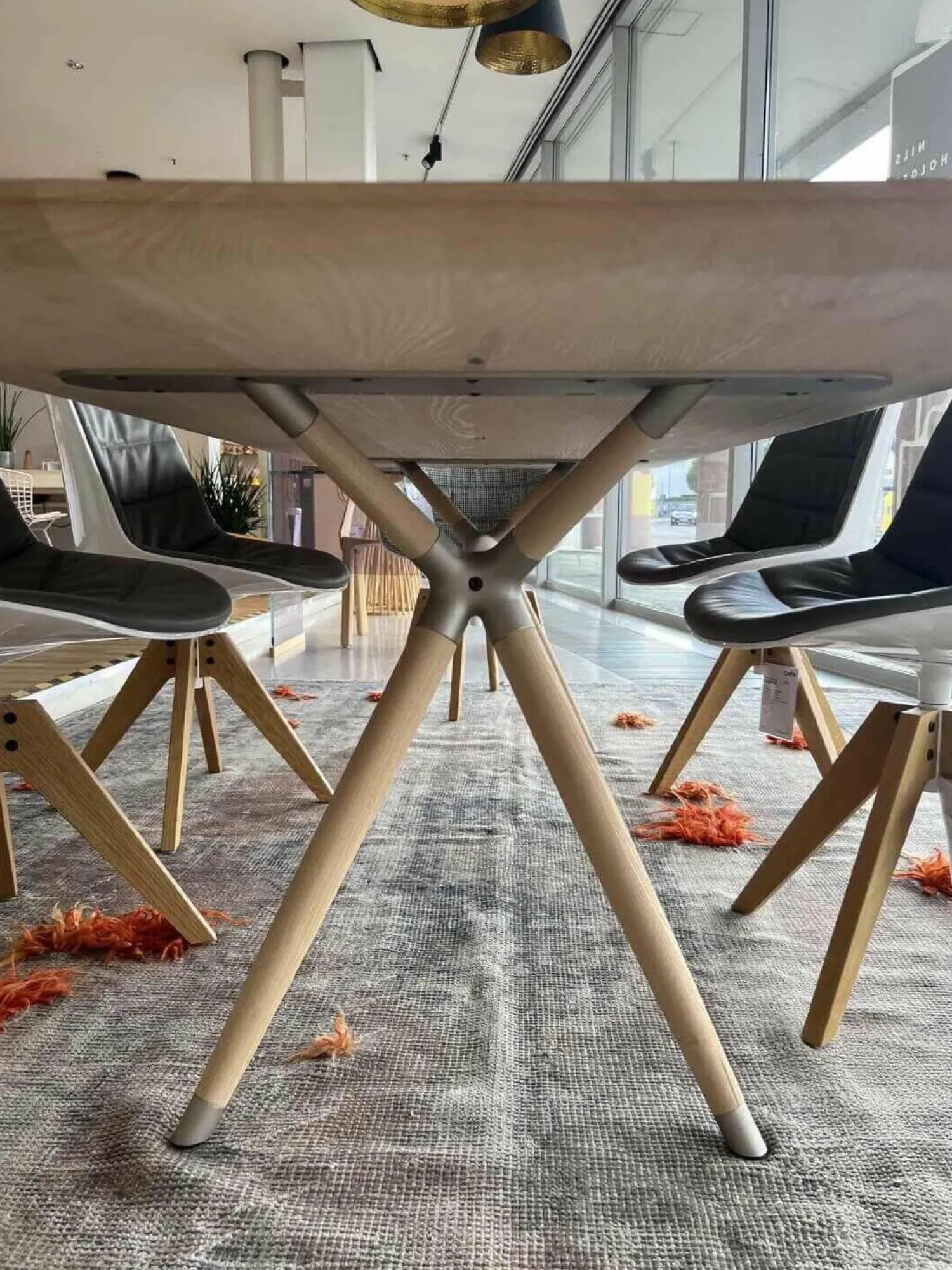 Zoom by Mobimex Esstische|Tisch X2 Esche Ohne Braunkern Brettverleimt Natur Geseift