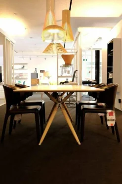 Zoom by Mobimex Esstische|Tisch X2 Esche Ohne Braunkern Brettverleimt Natur Geseift