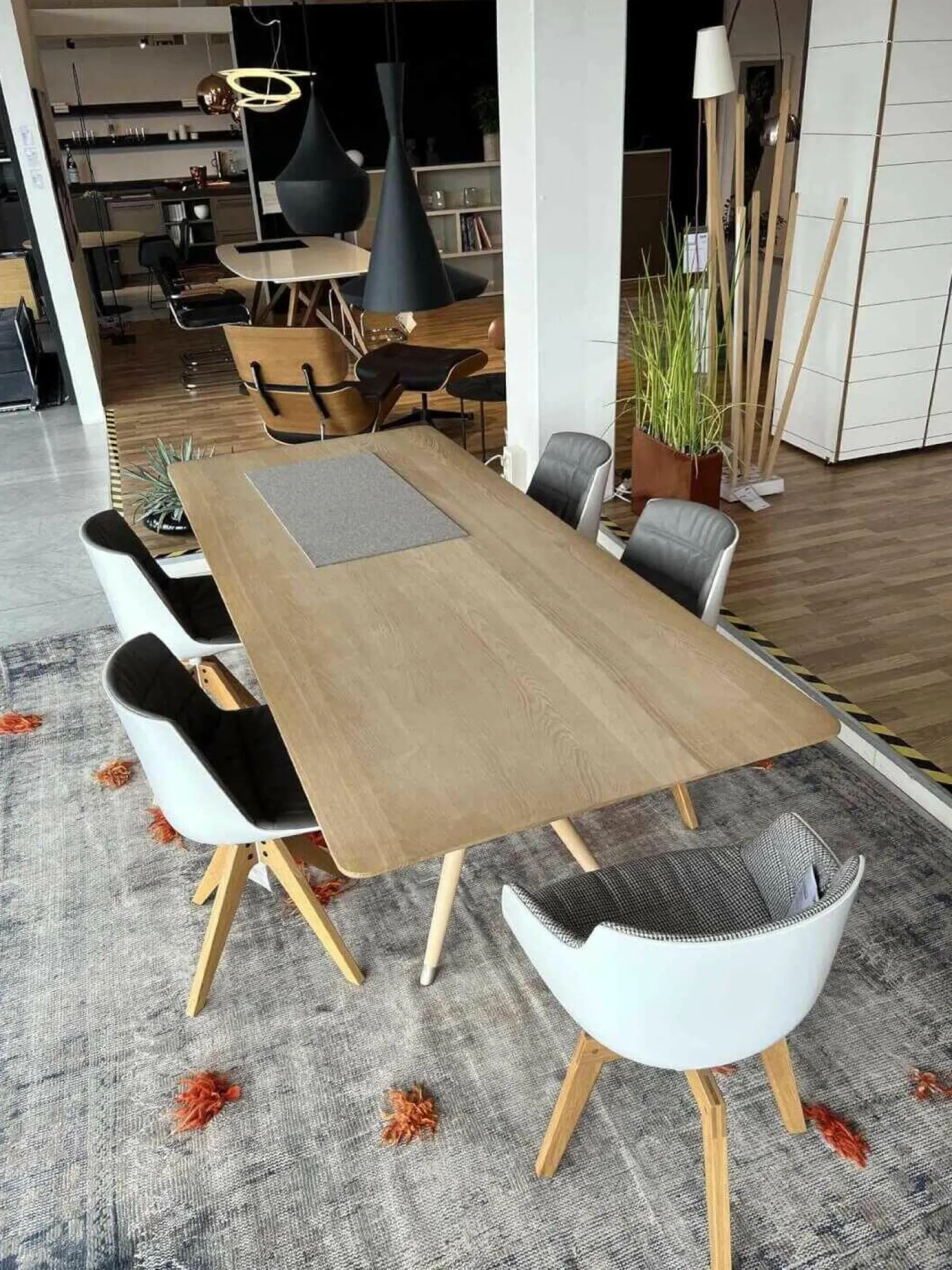 Zoom by Mobimex Esstische|Tisch X2 Esche Ohne Braunkern Brettverleimt Natur Geseift