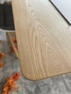 Zoom by Mobimex Esstische|Tisch X2 Esche Ohne Braunkern Brettverleimt Natur Geseift