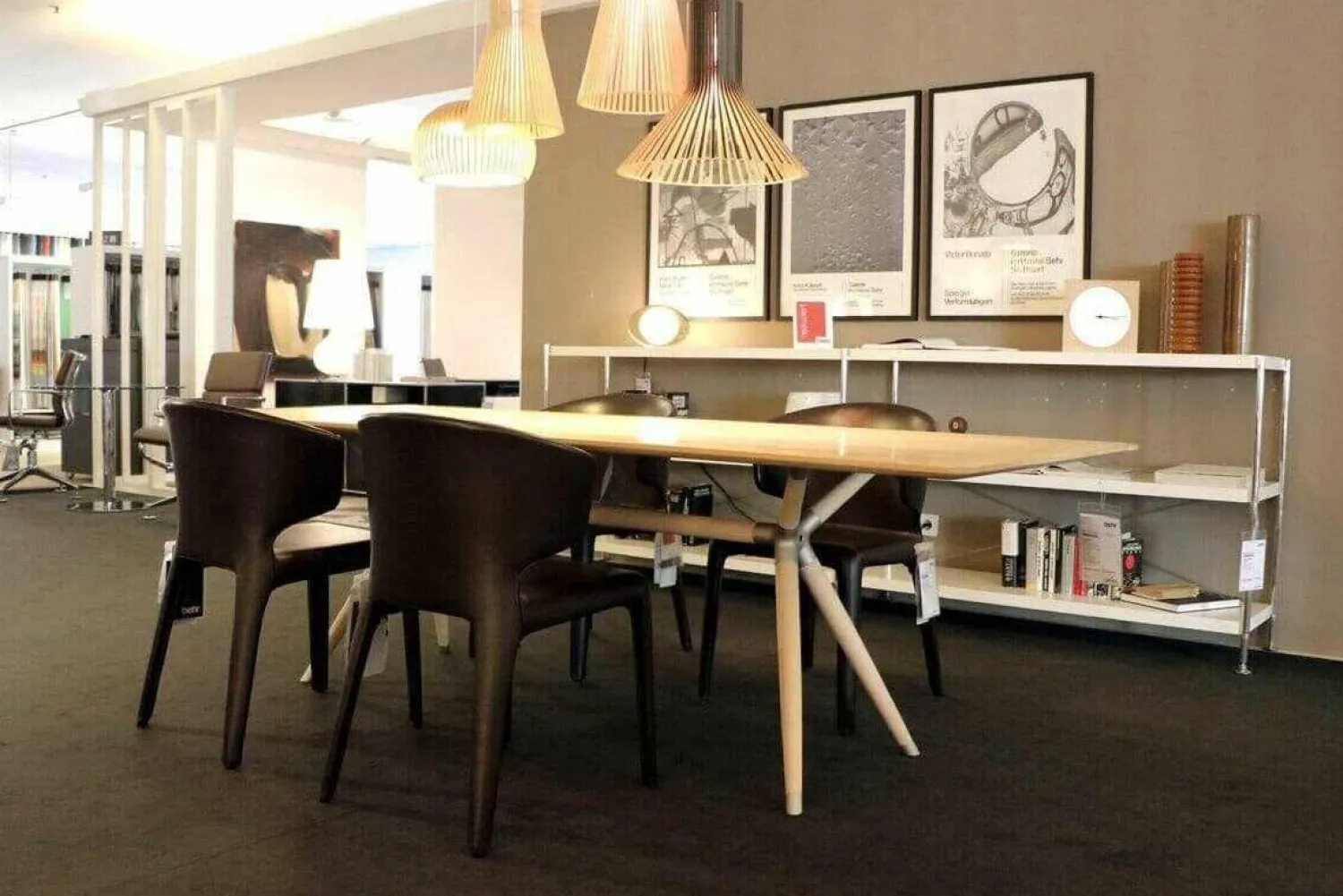 Zoom by Mobimex Esstische|Tisch X2 Esche Ohne Braunkern Brettverleimt Natur Geseift