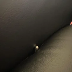 himolla Fernsehsessel|TV Sessel Hanny Leder 71 Torro Noir Schwarz Teller Edelstahloptik Mit Gewichtsverlagerung